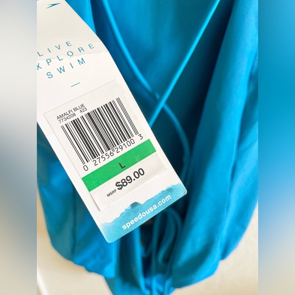 New with tags🌟 Speedo💙One Piece Swimsuit Size Large - Picture 5 of 9